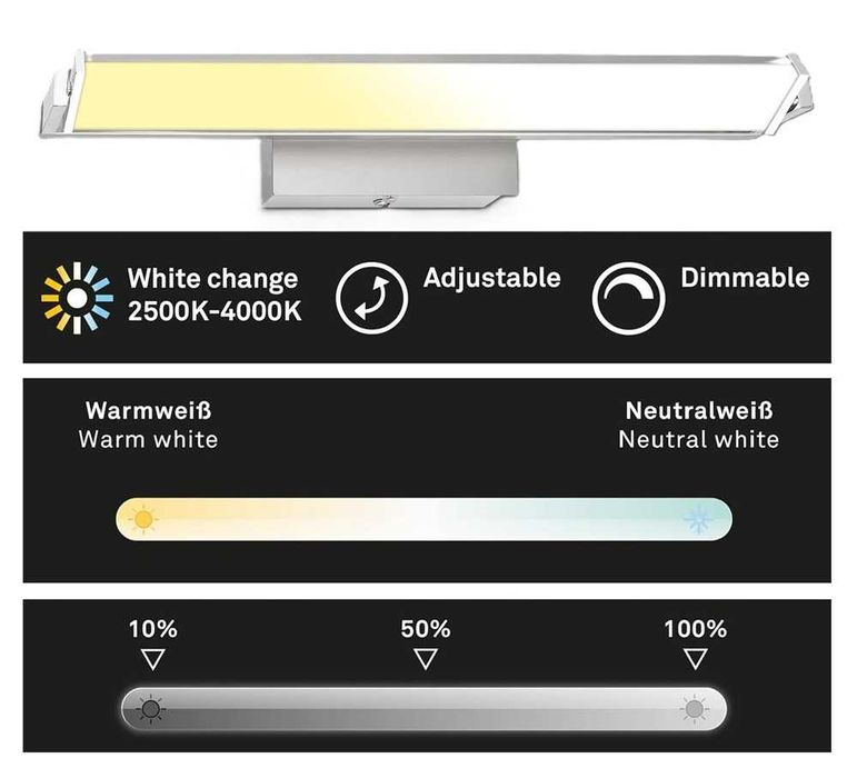Briloner Candeeiro parede led de interiores