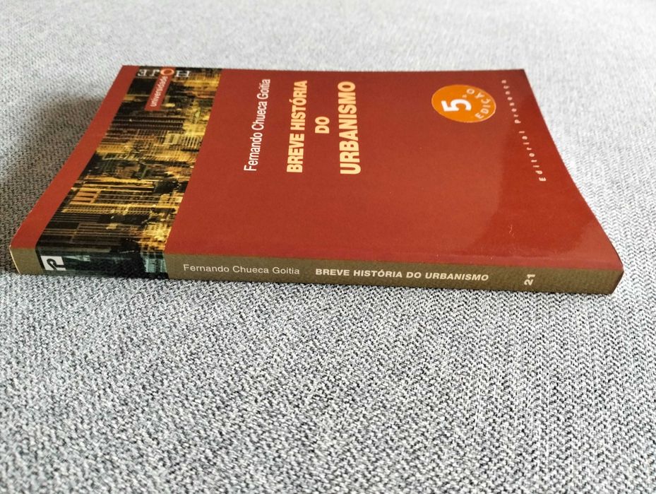 Livro "Breve história do urbanismo" de Fernando Chueca Goitia