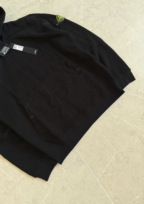 Худі Stone Island Black Made in Romania Authentic оригінал стон айленд