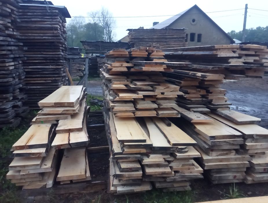 Brzoza foszty 50  deska calówka i 25 sezonowane