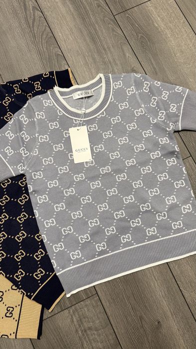 Кофта футболка поло американка Gucci