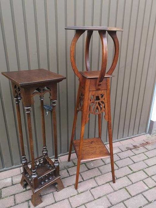 Kwietnik Dębowy Antyk Stary W Bardzo Dobrym Stanie Okazja.