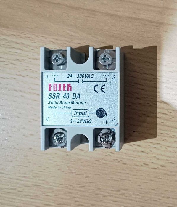 Однофазне твердотільне реле SSR-40 DA 40A Fotek