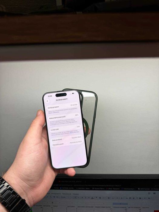 Apple iPhone 15 Pro Black TItanium idealny 128gb pamieci