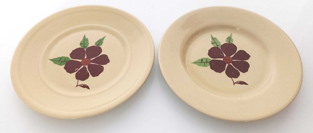 Porcelit Tułowice 2 x Talerz Deserowy sygn 1951