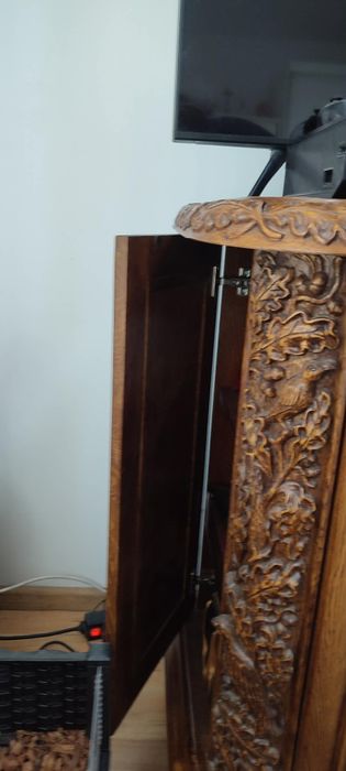 Komoda dębowa salonowa