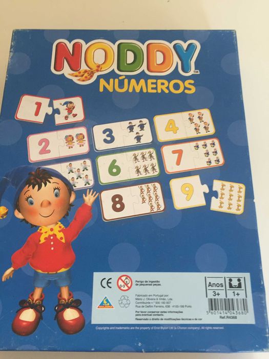 Puzzle NODDY Números como Novo + 3 Anos