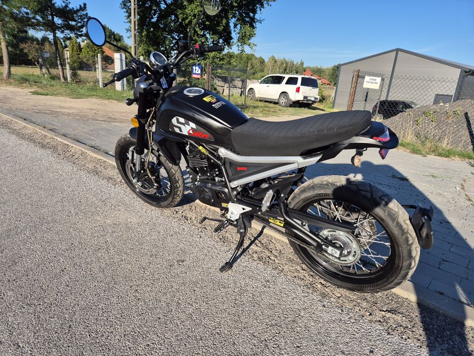 Scrambler 125 kopia Ducati, Calibre 2024r, Mash, Junak, Orcal, silnik Suzuki.