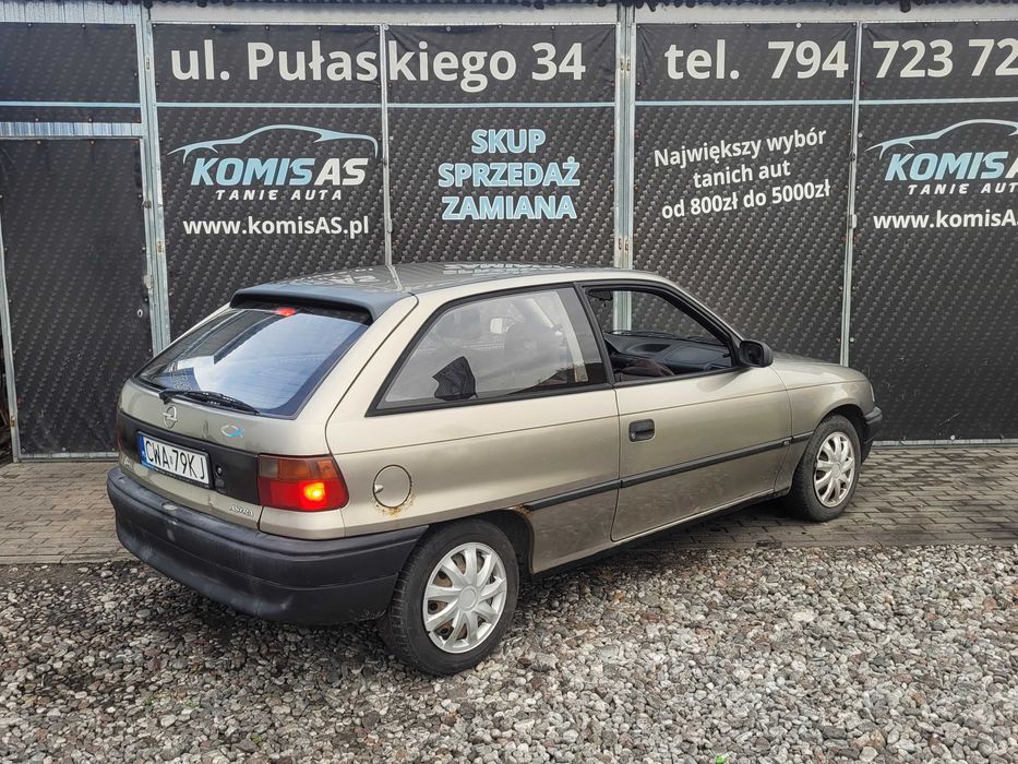 Opel Astra 1.4B 60KM 1996r * prosty samochód na dojazdy * Bydgoszcz ...