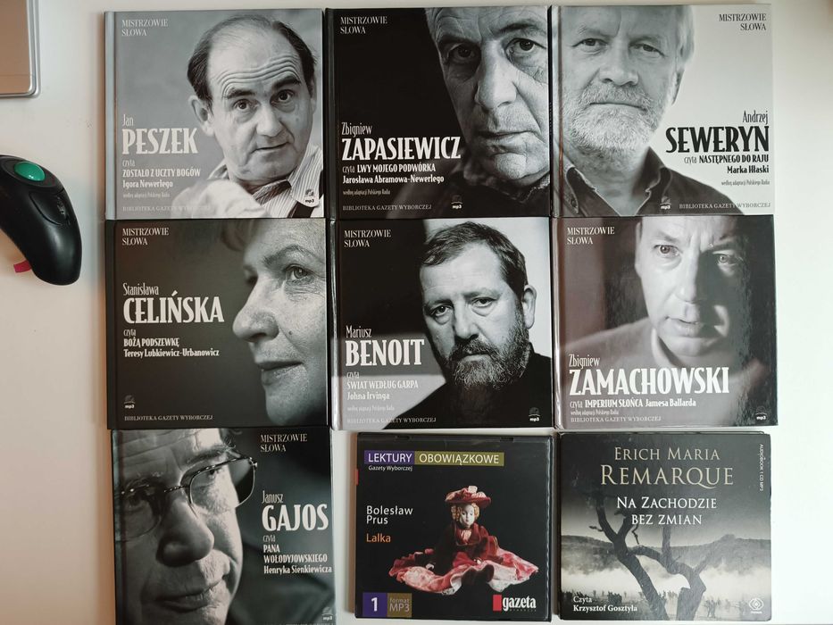 Kolekcja 16 audiobook-ów - beletrystyka / światowa klasyka (darmowa dostawa)