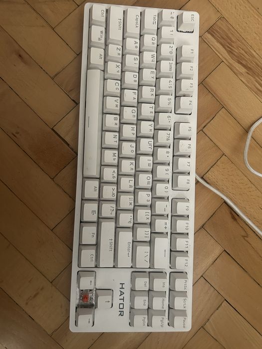 HATOR Rockfall Mecha TKL White