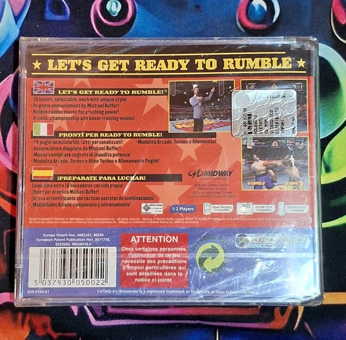 Ready 2 Rumble Boxing NOVO Dreamcast