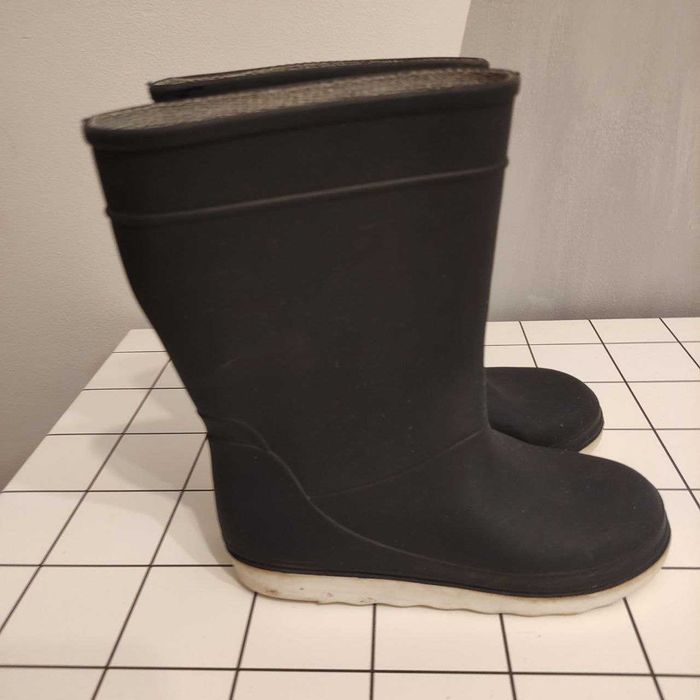 Kalosze Tribord czarne 19cm rozmiar 29/30 Rubber boots Galoshes