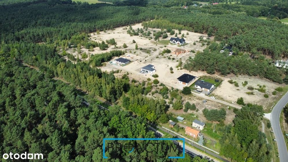 Działka 1002 m², pozwolenie na budowę, Czarne Błoto - Więcej