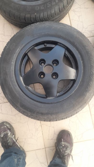 Vendo 4 jantes usadas para o mistubishi colt