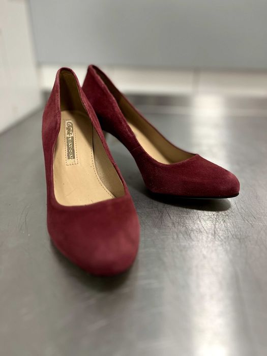 Buffalo London szpilki fiołkoworóżowe