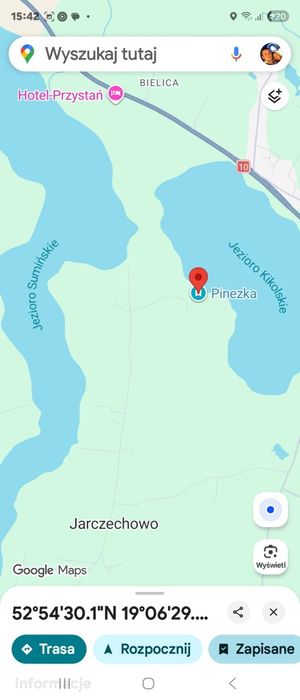 Działka z bezpośrednim dojsciem do jeziora Kikolskiego