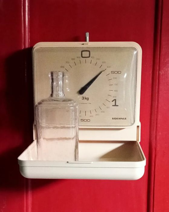 Balança de cozinha de pendurar, da marca "Soehnle".