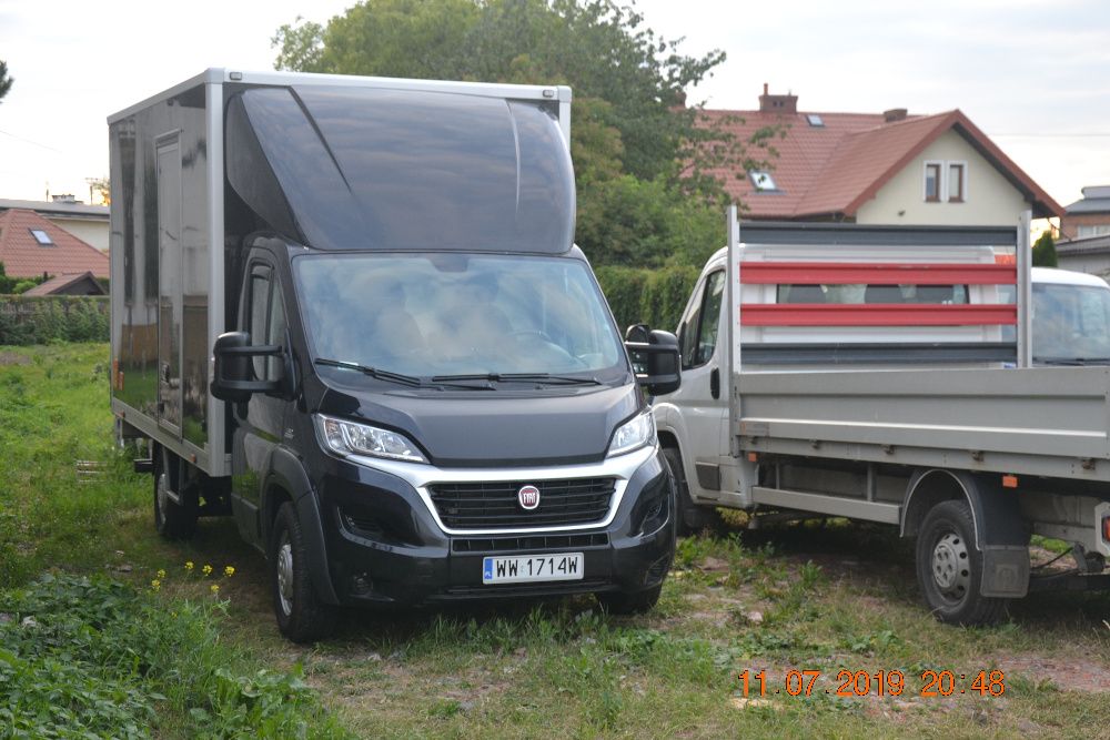 wynajem wypożyczenie skrzyniowy paka prycza dostawczy kat b