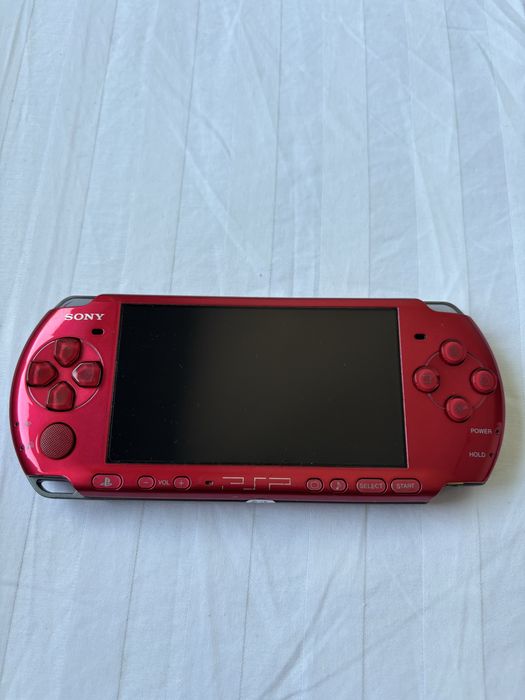 Psp 3000 Radiant Red stan bdb zestaw 64 gb