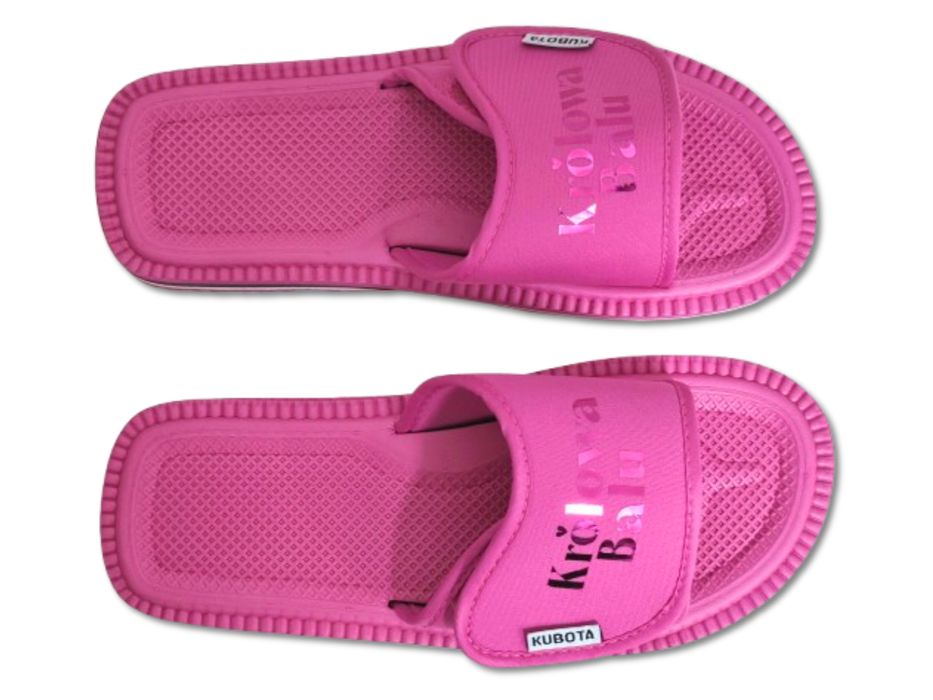 Piankowe klapki Kubota - Rzep Rozmiar 39 - Królowa balu