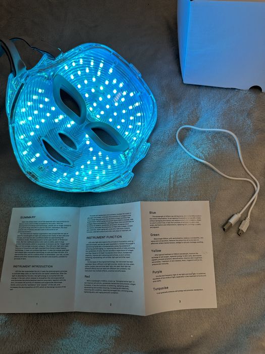 Máscara Facial Led 18ftrabbit 7 collar