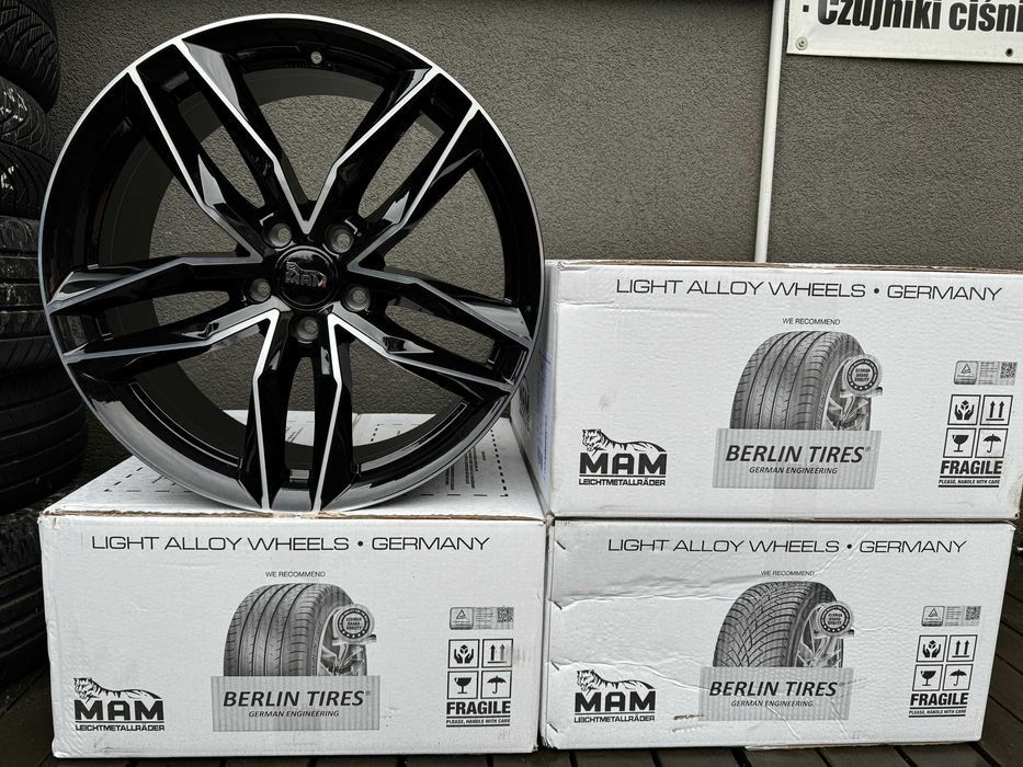 Felgi 19cali MAM Audi A3 S3 A4 A6 S4 S6 Q2 Q3 A8 ET45 5x112 nr9062