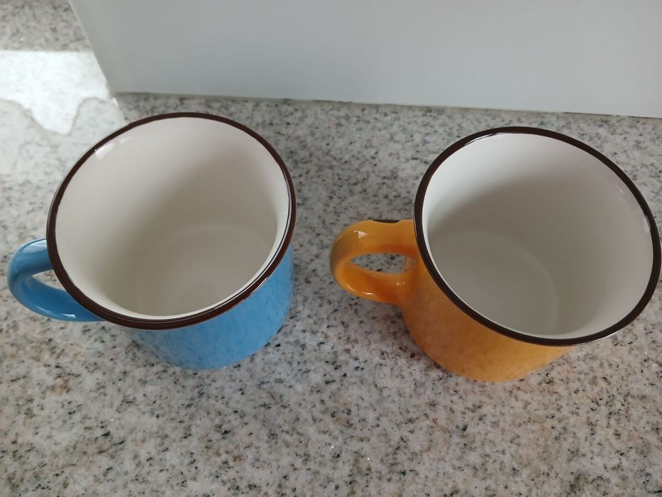 2x kubek ceramiczny Szwecja Sweden