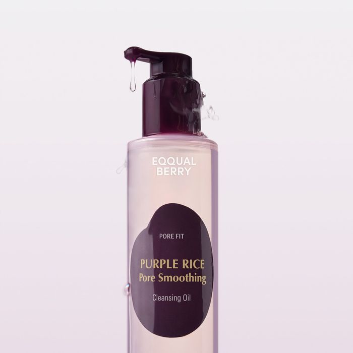 Eqqualberry purple rice cleansing oil - wygładza pory 200ml
