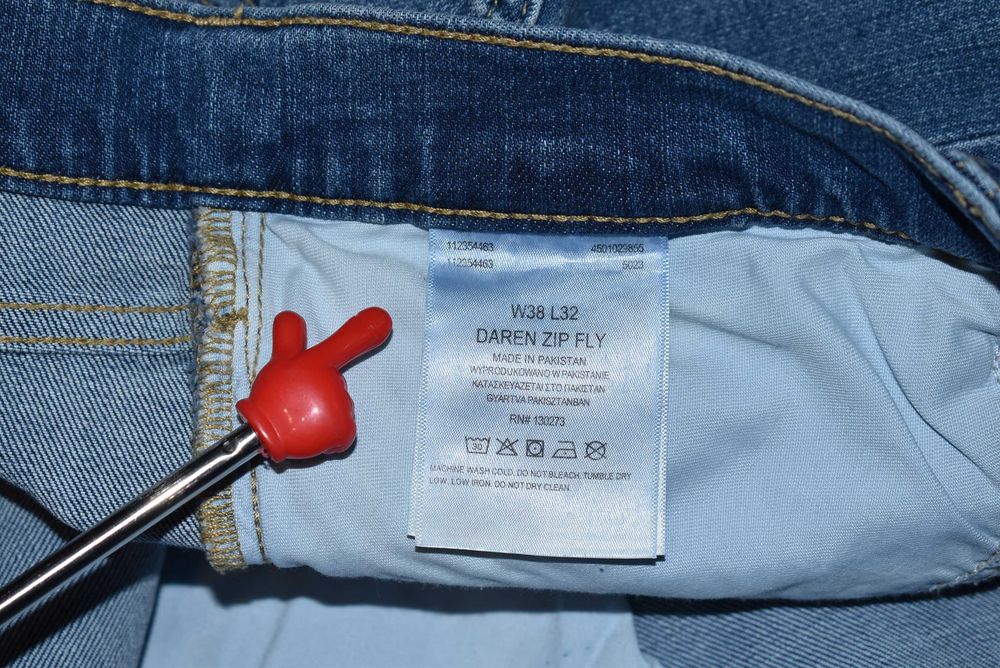 Spodnie Jeansy Lee Daren Zip Fly Stretch Jeans 38x32