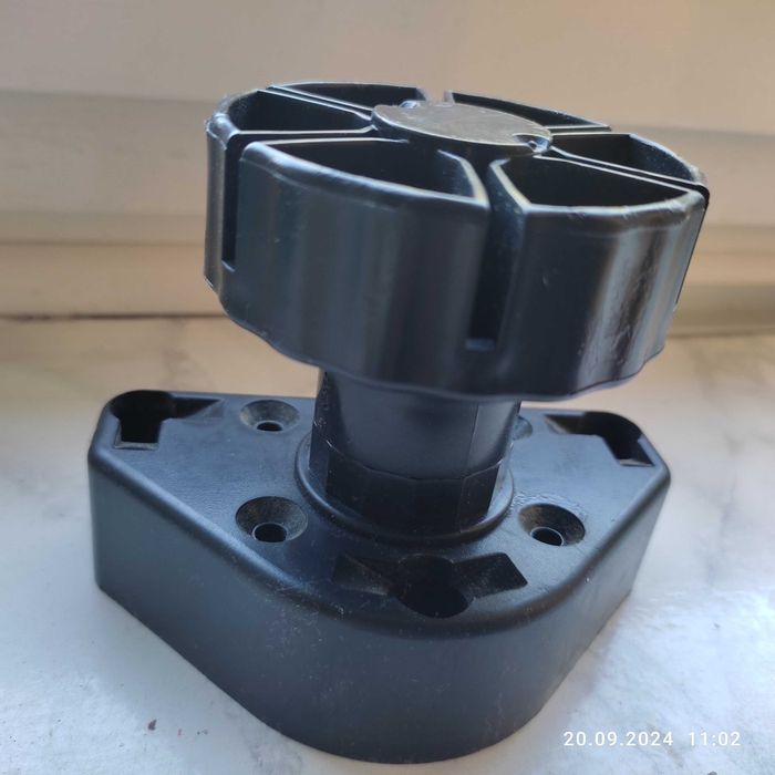 Nóżka meblowa cokołowa 100 mm, CAMAR 12szt