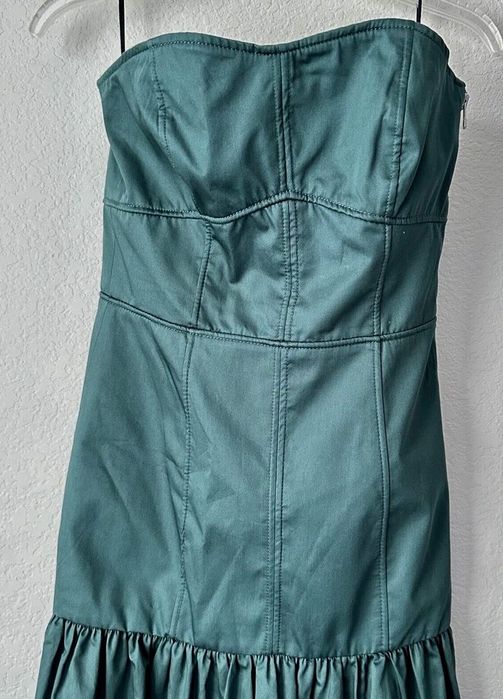 Zara szmaragdowa sukienka NOWA rozmiar XL