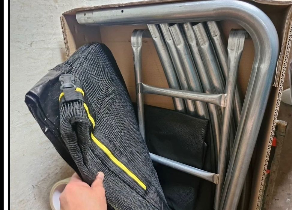 Батут дитячий Fun Fit 140,  183см 252см 312см 374см