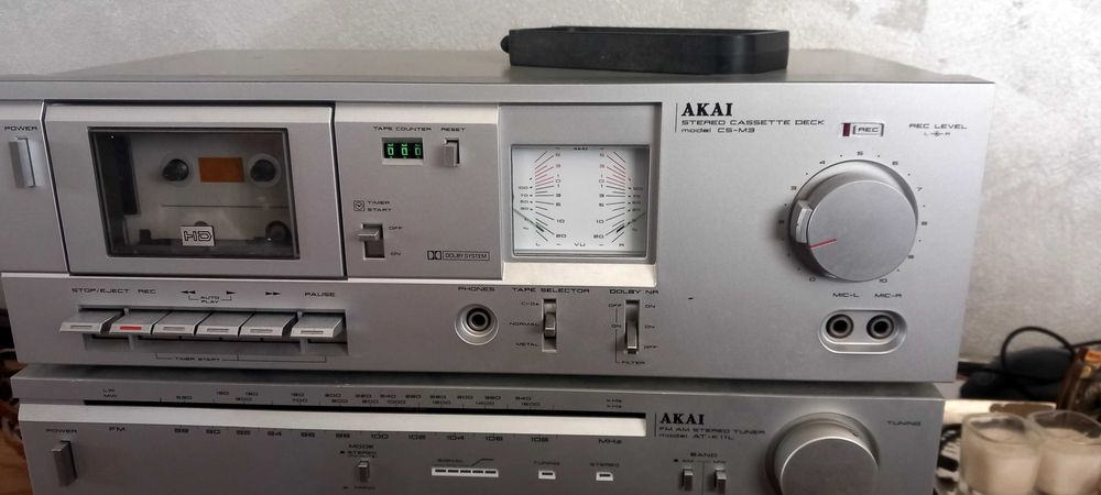 Zestaw akai wzmacniacz deck tuner