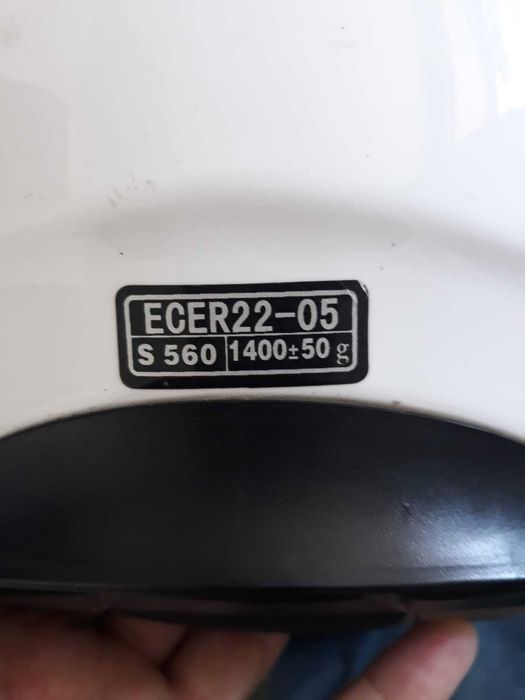 capacete LS2 branco usado