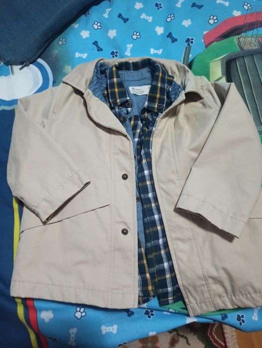 Parka e camisa 12_18 meses da marca zara