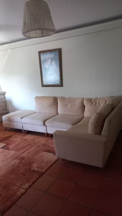 Sofá bege a venda