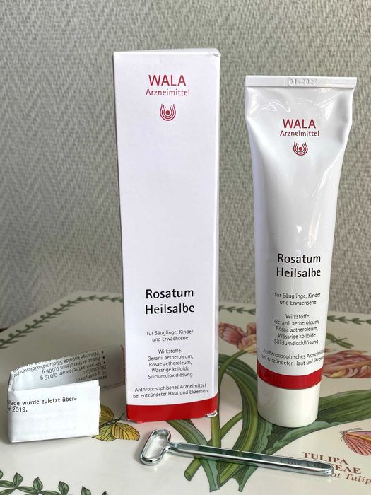 Wala Rosatum Heilsalbe maść olejek różany geranium trądzik egzema atopowe AZS