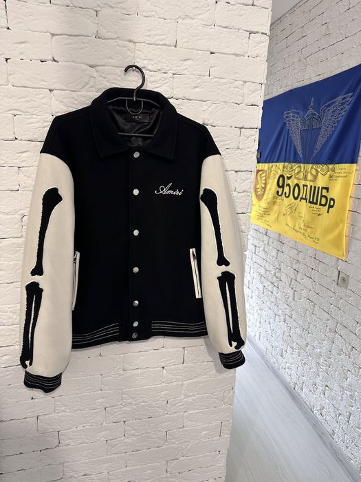 AMIRI Bones Varsity Bomber Куртка Бомбер Розмір S