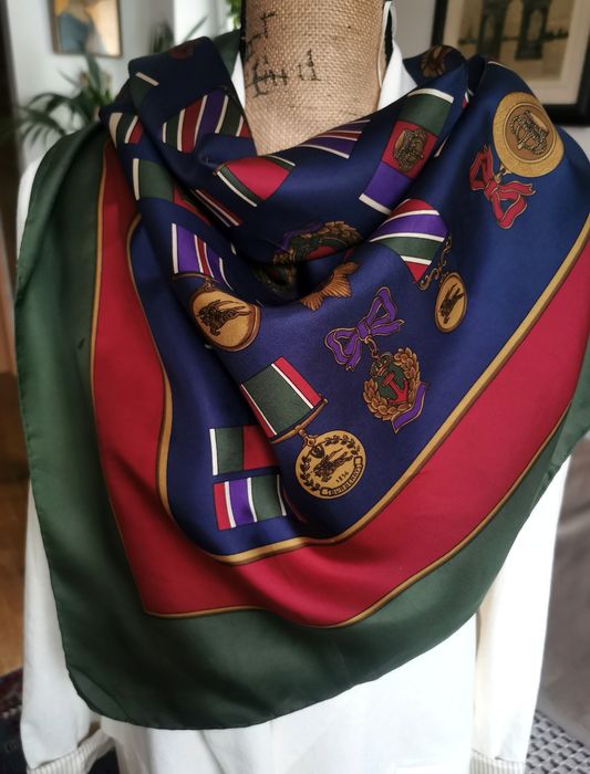 BURBERRYS jedwabna apaszka