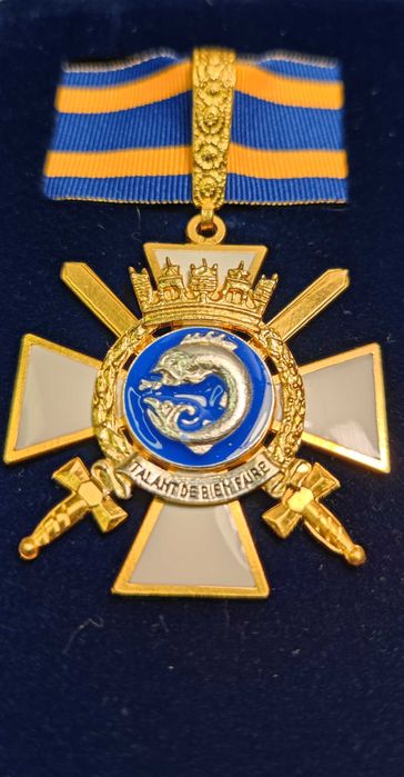 MEDALHA MILITAR CRUZ NAVAL 1ª Classe