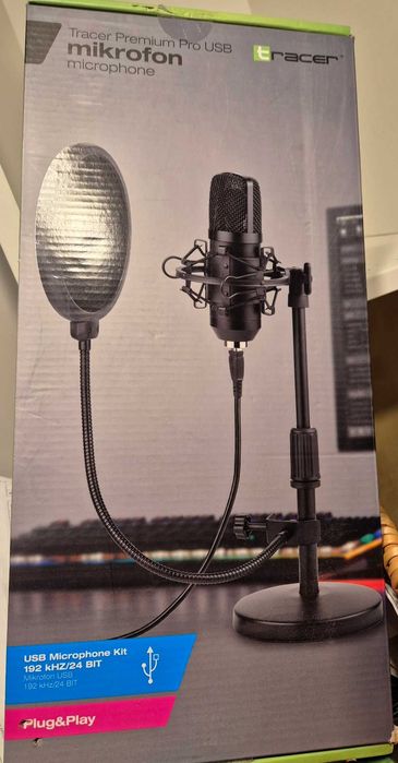 Mikrofon studyjny Tracer Premium Pro USB - NOWY