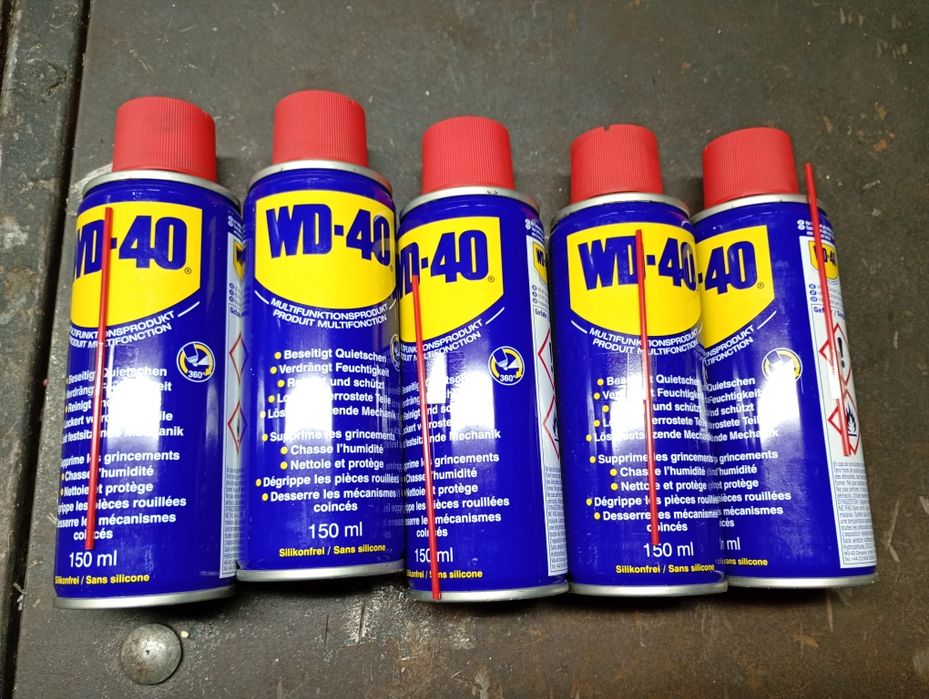 Odrdzewiacz WD-40 zestaw 5 sztuk