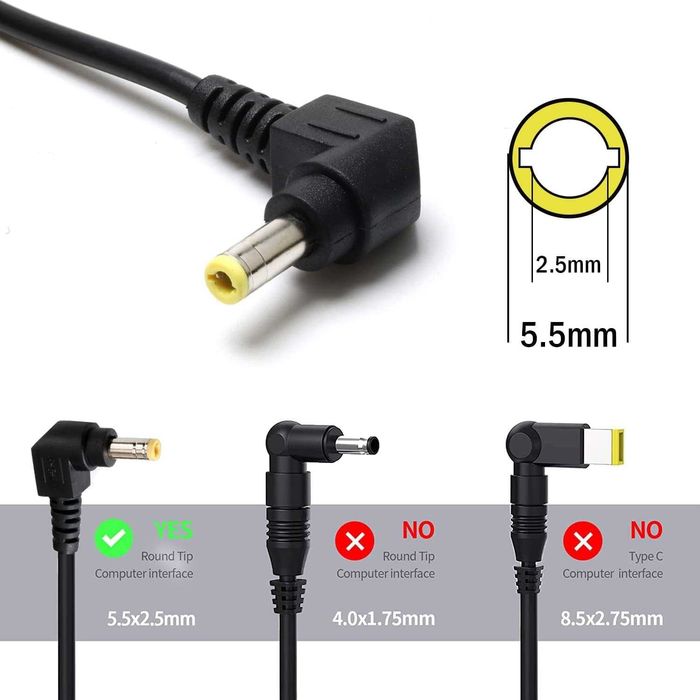 Zasilacz Ładowarka do Asus, Toshiba 65W 19V 3.42A 5.5-2.5mm