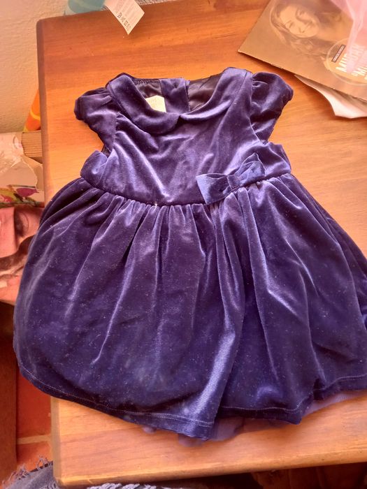 Conjunto vestido, sapatos e meias