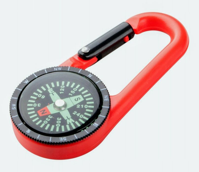 Kompas magnetyczny karabińczyk