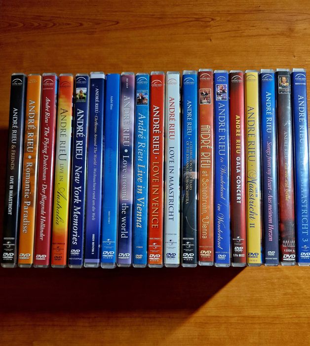 Mega Coleção ANDRÉ RIEU - 19 DVDs Venda em conjunto ou individual