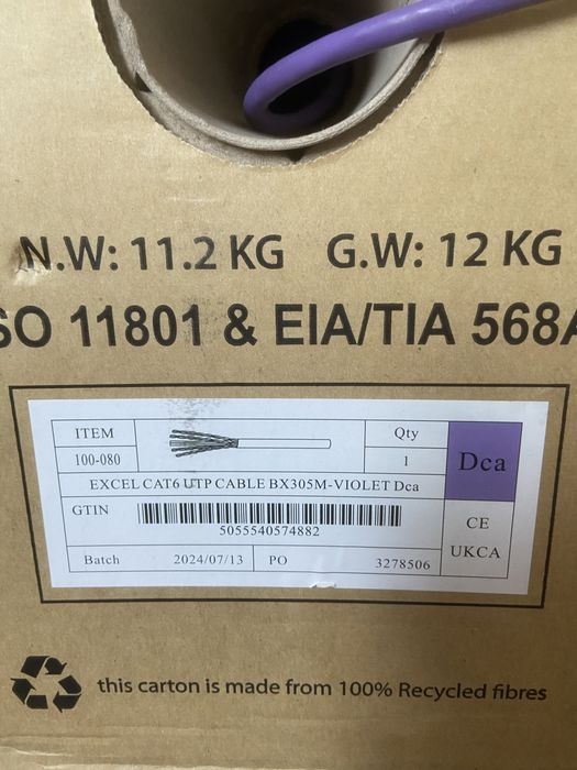 Сетевой кабель utp cat6