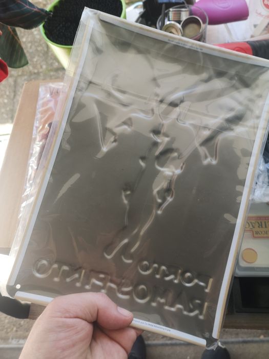 Placas em metal de vinho do Porto