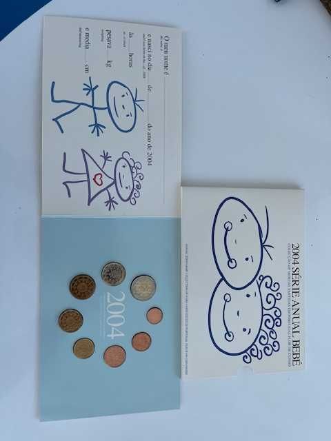 Edições moedas ano 2003 e 2004 Portugal